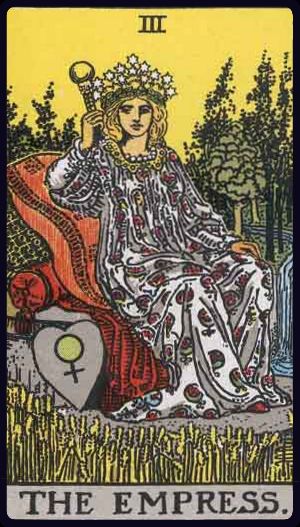 The Empress in the LuciellaES Rider–Waite–Smith deck