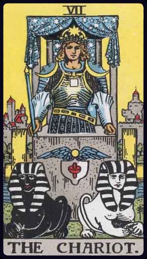 The Chariot in the LuciellaES Rider–Waite–Smith deck