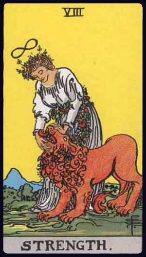 Strength in the LuciellaES Rider–Waite–Smith deck