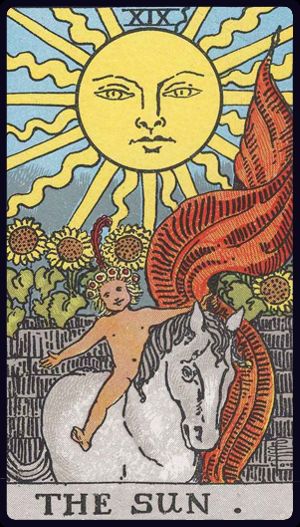 The Sun in the LuciellaES Rider–Waite–Smith deck