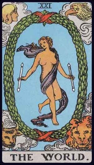 The World in the LuciellaES Rider–Waite–Smith deck