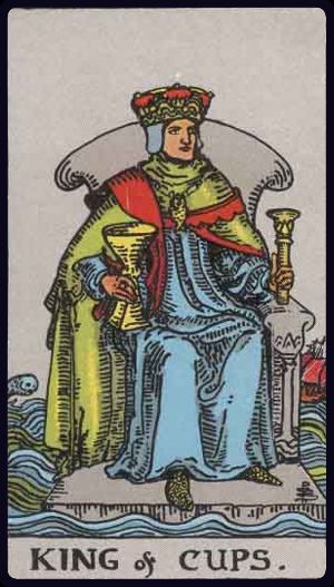 King of Cups in the LuciellaES Rider–Waite–Smith deck